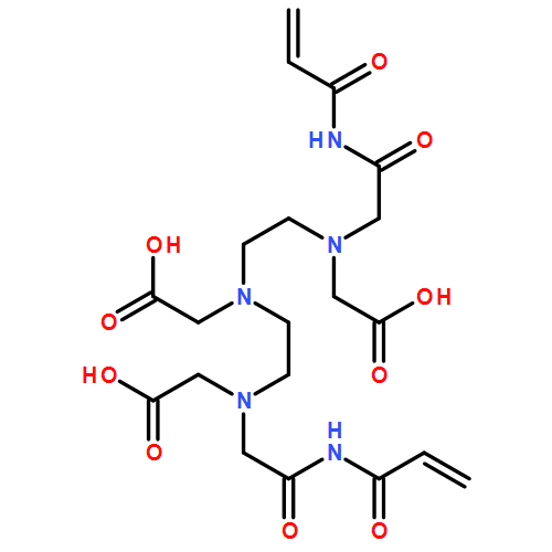 3,6,9,12-Tetraazapentadec-14-enoic acid, 6,9-bis(carboxymethyl)-11,13-dioxo-3-[2-oxo-2-[(1-oxo-2-propen-1-yl)amino]ethyl]-