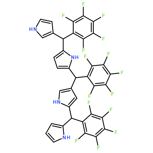 1H-Pyrrole, 4-[(2,3,4,5,6-pentafluorophenyl)[5-[(2,3,4,5,6-pentafluorophenyl)-1H-pyrrol-3-ylmethyl]-1H-pyrrol-2-yl]methyl]-2-[(2,3,4,5,6-pentafluorophenyl)-1H-pyrrol-2-ylmethyl]-