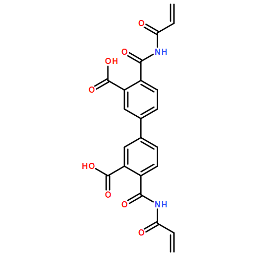 [1,1'-Biphenyl]-3,3'-dicarboxylic acid, 4,4'-bis[[(1-oxo-2-propen-1-yl)amino]carbonyl]-