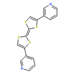 Pyridine, 3-[2-[4-(3-pyridinyl)-1,3-dithiol-2-ylidene]-1,3-dithiol-4-yl]-