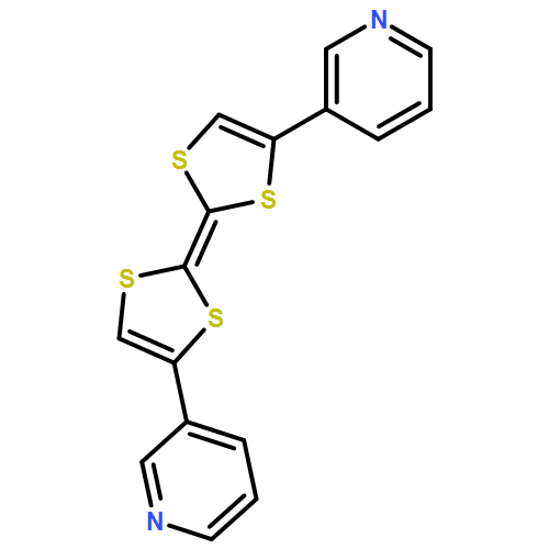 Pyridine, 3-[2-[4-(3-pyridinyl)-1,3-dithiol-2-ylidene]-1,3-dithiol-4-yl]-