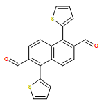 2,6-Naphthalenedicarboxaldehyde, 1,5-di-2-thienyl-