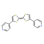 Pyridine, 4-[2-[4-(4-pyridinyl)-1,3-dithiol-2-ylidene]-1,3-dithiol-4-yl]-