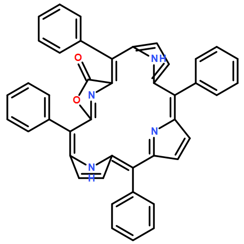 4-Oxa-21,22,23,24-tetraazapentacyclo[16.2.1.13,6.18,11.113,16]tetracosa-1,3(24),6,8,10,12,14,16(22),17,19-decaen-5-one, 2,7,12,17-tetraphenyl-