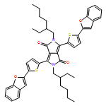 Pyrrolo[3,4-c]pyrrole-1,4-dione, 3,6-bis[5-(2-benzofuranyl)-2-thienyl]-2,5-bis(2-ethylhexyl)-2,5-dihydro-