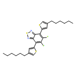 2,1,3-Benzothiadiazole, 5,6-difluoro-4,7-bis(4-hexyl-2-thienyl)-