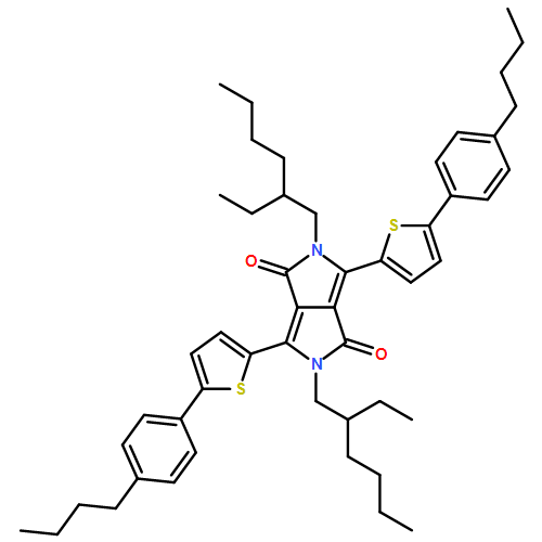 Pyrrolo[3,4-c]pyrrole-1,4-dione, 3,6-bis[5-(4-butylphenyl)-2-thienyl]-2,5-bis(2-ethylhexyl)-2,5-dihydro- 