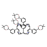 21H,23H-Porphine, 5,10,15,20-tetrakis[3-(5,5-dimethyl-1,3-dioxan-2-yl)phenyl]-