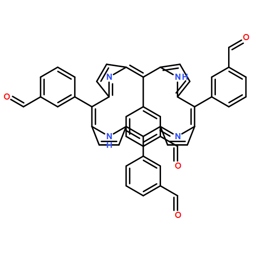 Benzaldehyde, 3,3',3'',3'''-(21H,23H-porphine-5,10,15,20-tetrayl)tetrakis-