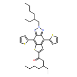 1-Heptanone, 3-ethyl-1-[2-(2-ethylhexyl)-4,8-di-2-thienyl-2H-thieno[2,3-f]benzotriazol-6-yl]-