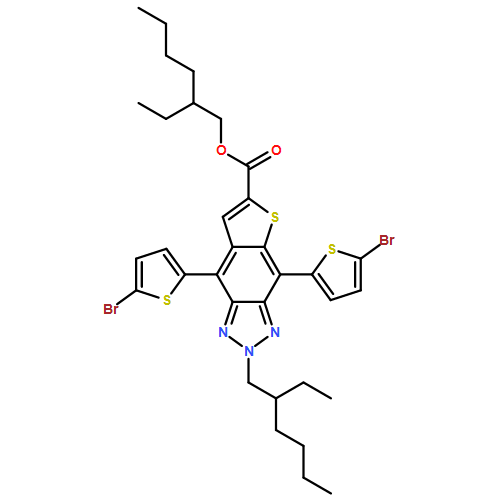 2H-Thieno[2,3-f]benzotriazole-6-carboxylic acid, 4,8-bis(5-bromo-2-thienyl)-2-(2-ethylhexyl)-, 2-ethylhexyl ester