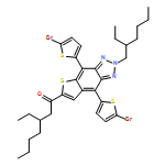 1-Heptanone, 1-[4,8-bis(5-bromo-2-thienyl)-2-(2-ethylhexyl)-2H-thieno[2,3-f]benzotriazol-6-yl]-3-ethyl-