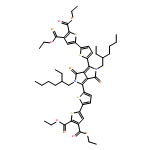 [2,2'-Bithiophene]-4,5-dicarboxylic acid, 5'-[4-[4',5'-bis(ethoxycarbonyl)[2,2'-bithiophen]-5-yl]-2,5-bis(2-ethylhexyl)-2,3,5,6-tetrahydro-3,6-dioxopyrrolo[3,4-c]pyrrol-1-yl]-, 4,5-diethyl ester 