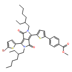 Benzoic acid, 4-[5-[4-(5-bromo-2-thienyl)-2,5-bis(2-ethylhexyl)-2,3,5,6-tetrahydro-3,6-dioxopyrrolo[3,4-c]pyrrol-1-yl]-2-thienyl]-, methyl ester