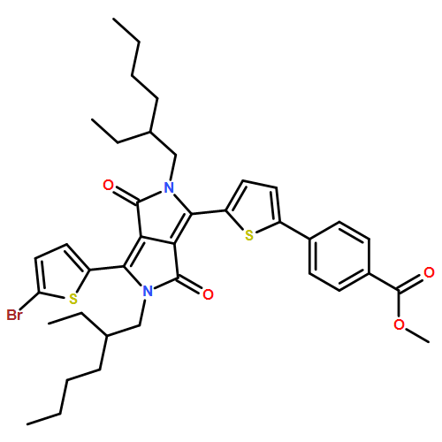 Benzoic acid, 4-[5-[4-(5-bromo-2-thienyl)-2,5-bis(2-ethylhexyl)-2,3,5,6-tetrahydro-3,6-dioxopyrrolo[3,4-c]pyrrol-1-yl]-2-thienyl]-, methyl ester