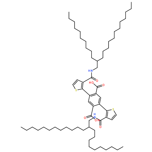 1,4-Benzenedicarboxylic acid, 2,5-bis[3-[[(2-decyltetradecyl)amino]carbonyl]-2-thienyl]- 