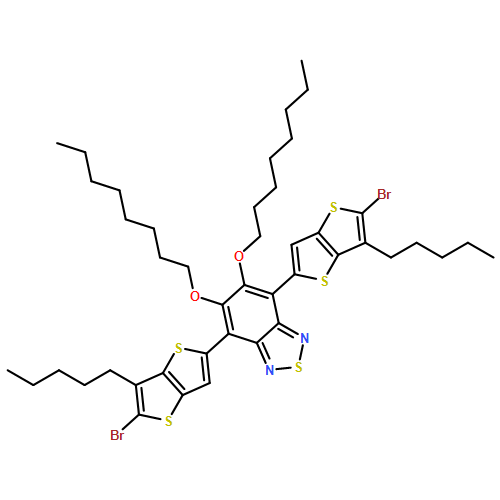 2,1,3-Benzothiadiazole, 4,7-bis(5-bromo-6-pentylthieno[3,2-b]thien-2-yl)-5,6-bis(octyloxy)-