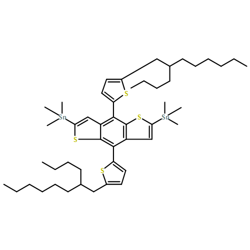 Stannane, 1,1'-[4,8-bis[5-(2-butyloctyl)-2-thienyl]benzo[1,2-b:4,5-b']dithiophene-2,6-diyl]bis[1,1,1-trimethyl- 