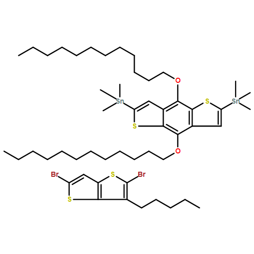 Stannane, 1,1'-[4,8-bis(dodecyloxy)benzo[1,2-b:4,5-b']dithiophene-2,6-diyl]bis[1,1,1-trimethyl-, polymer with 2,5-dibromo-3-pentylthieno[3,2-b]thiophene