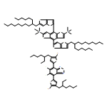 2,1,3-Benzothiadiazole, 4,7-bis[5-bromo-4-(2-ethylhexyl)-2-thienyl]-5,6-difluoro-, polymer with 1,1'-[4,8-bis[5-(2-hexyldecyl)thieno[3,2-b]thiophen-2-yl]benzo[1,2-b:4,5-b']dithiophene-2,6-diyl]bis[1,1,1-trimethylstannane] 