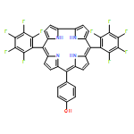 Phenol, 4-[1,2,3,7,8,12,13,17,18,19-decadehydro-21,22-dihydro-5,15-bis(2,3,4,5,6-pentafluorophenyl)-10-corrinyl]-N,N-dimethyl-