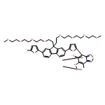 Poly[[5,6-bis(hexyloxy)-2,1,3-benzothiadiazole-4,7-diyl]-2,5-thiophenediyl[9,9-bis(3,6,9,12-tetraoxatridec-1-yl)-9H-fluorene-2,7-diyl]-2,5-thiophendiyl] 