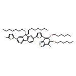 Poly[[5,6-bis(hexyloxy)-2,1,3-benzothiadiazole-4,7-diyl]-2,5-thiophenediyl(9,9-dioctyl-9H-fluorene-2,7-diyl)-2,5-thiophendiyl] 