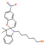 Spiro[2H-1-benzopyran-2,2'-[2H]indole]-1'(3'H)-hexanol, 3',3'-dimethyl-6-nitro-