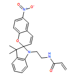 2-Propenamide, N-[2-(3',3'-dimethyl-6-nitrospiro[2H-1-benzopyran-2,2'-[2H]indol]-1'(3'H)-yl)ethyl]-