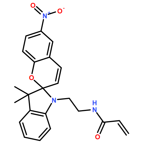 2-Propenamide, N-[2-(3',3'-dimethyl-6-nitrospiro[2H-1-benzopyran-2,2'-[2H]indol]-1'(3'H)-yl)ethyl]-