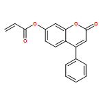 2-Propenoic acid, 2-oxo-4-phenyl-2H-1-benzopyran-7-yl ester