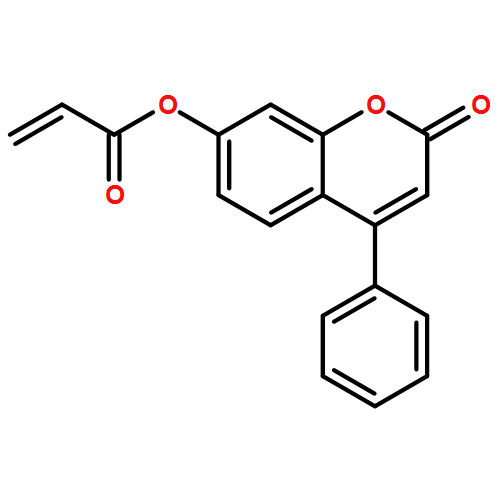 2-Propenoic acid, 2-oxo-4-phenyl-2H-1-benzopyran-7-yl ester