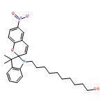 Spiro[2H-1-benzopyran-2,2'-[2H]indole]-1'(3'H)-decanol, 3',3'-dimethyl-6-nitro-