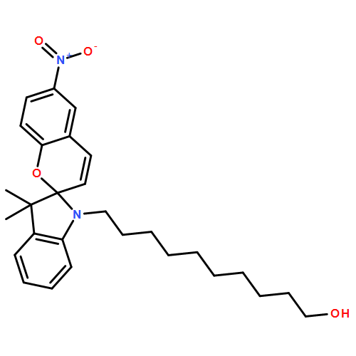 Spiro[2H-1-benzopyran-2,2'-[2H]indole]-1'(3'H)-decanol, 3',3'-dimethyl-6-nitro-