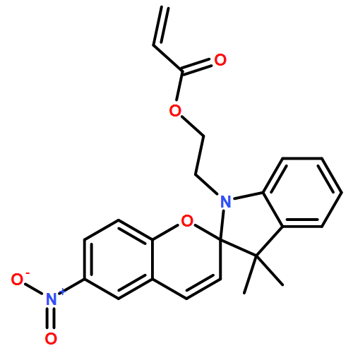 2-Propenoic acid, 2-(3',3'-dimethyl-6-nitrospiro[2H-1-benzopyran-2,2'-[2H]indol]-1'(3'H)-yl)ethyl ester