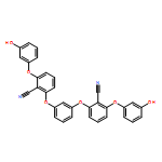 Benzonitrile, 2,2'-[1,3-phenylenebis(oxy)]bis[6-(3-hydroxyphenoxy)-