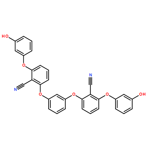 Benzonitrile, 2,2'-[1,3-phenylenebis(oxy)]bis[6-(3-hydroxyphenoxy)-