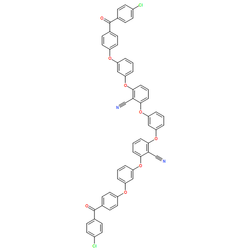 Benzonitrile, 2,2'-[1,3-phenylenebis(oxy)]bis[6-[3-[4-(4-chlorobenzoyl)phenoxy]phenoxy]-