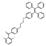 Methanone, (2,6-difluorophenyl)[4-[3-[4-(1,2,2-triphenylethenyl)phenoxy]propyl]phenyl]-