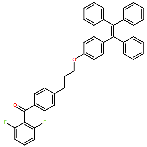 Methanone, (2,6-difluorophenyl)[4-[3-[4-(1,2,2-triphenylethenyl)phenoxy]propyl]phenyl]-