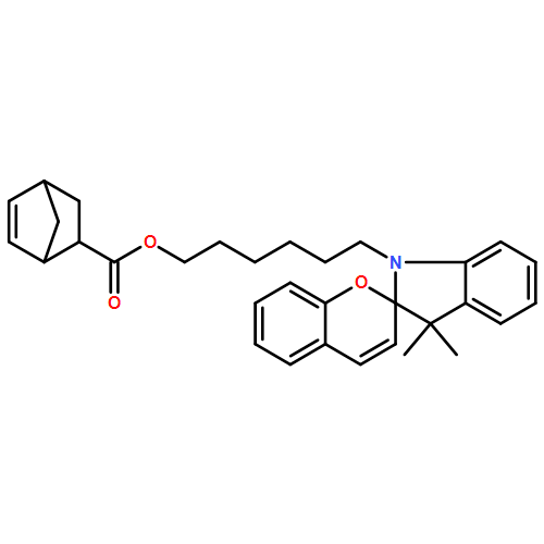 Bicyclo[2.2.1]hept-5-ene-2-carboxylic acid, 6-(3',3'-dimethylspiro[2H-1-benzopyran-2,2'-[2H]indol]-1'(3'H)-yl)hexyl ester