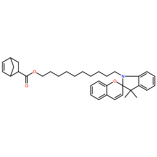 Bicyclo[2.2.1]hept-5-ene-2-carboxylic acid, 10-(3',3'-dimethylspiro[2H-1-benzopyran-2,2'-[2H]indol]-1'(3'H)-yl)decyl ester