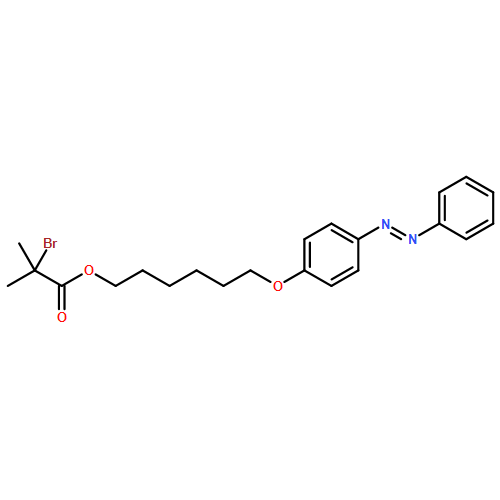 Propanoic acid, 2-bromo-2-methyl-, 6-[4-(2-phenyldiazenyl)phenoxy]hexyl ester