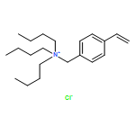 Benzenemethanaminium?, N,?N,?N-?tributyl-?4-?ethenyl-?, chloride (1:1)