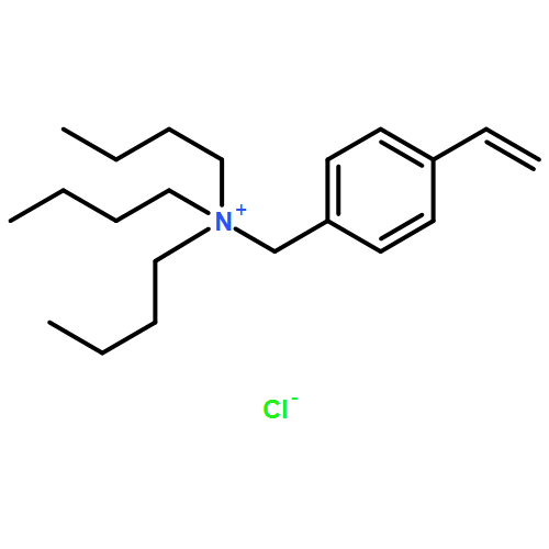 Benzenemethanaminium?, N,?N,?N-?tributyl-?4-?ethenyl-?, chloride (1:1)