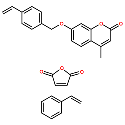 2,5-Furandione, polymer with ethenylbenzene and 7-[(4-ethenylphenyl)methoxy]-4-methyl-2H-1-benzopyran-2-one