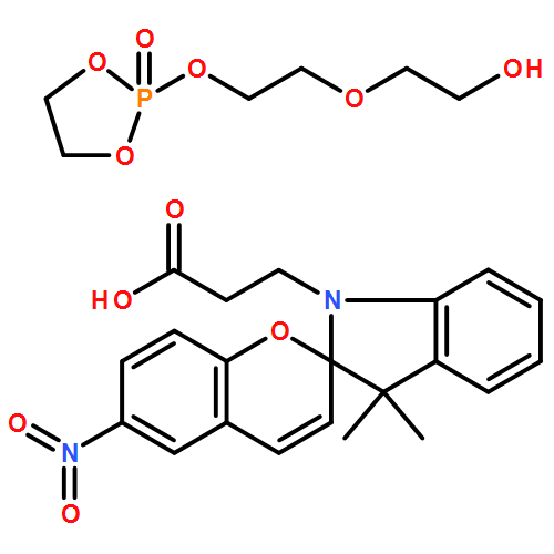 Ethanol, 2-[2-[(2-oxido-1,3,2-dioxaphospholan-2-yl)oxy]ethoxy]-, homopolymer, 3',3'-dimethyl-6-nitrospiro[2H-1-benzopyran-2,2'-[2H]indole]-1'(3'H)-