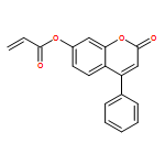 2-Propenoic acid, 2-oxo-4-phenyl-2H-1-benzopyran-7-yl ester, homopolymer