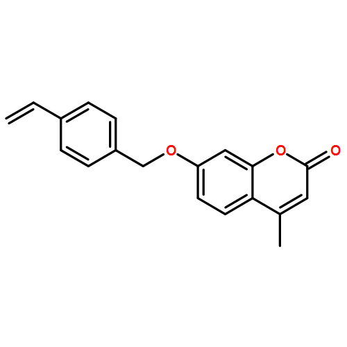 2H-1-Benzopyran-2-one, 7-[(4-ethenylphenyl)methoxy]-4-methyl- 