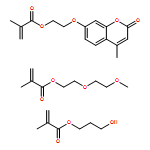 2-Propenoic acid, 2-methyl-, 3-hydroxypropyl ester, polymer with 2-(2-methoxyethoxy)ethyl 2-methyl-2-propenoate and 2-[(4-methyl-2-oxo-2H-1-